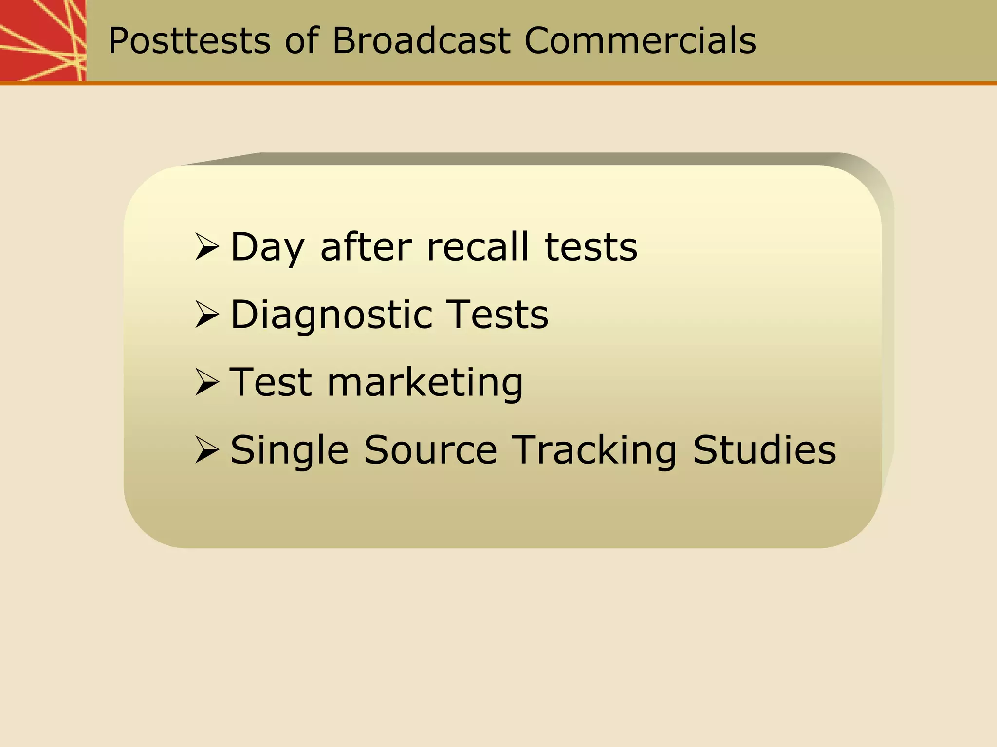 Chap19 Measuring The Effectiveness Of The Promotional Program