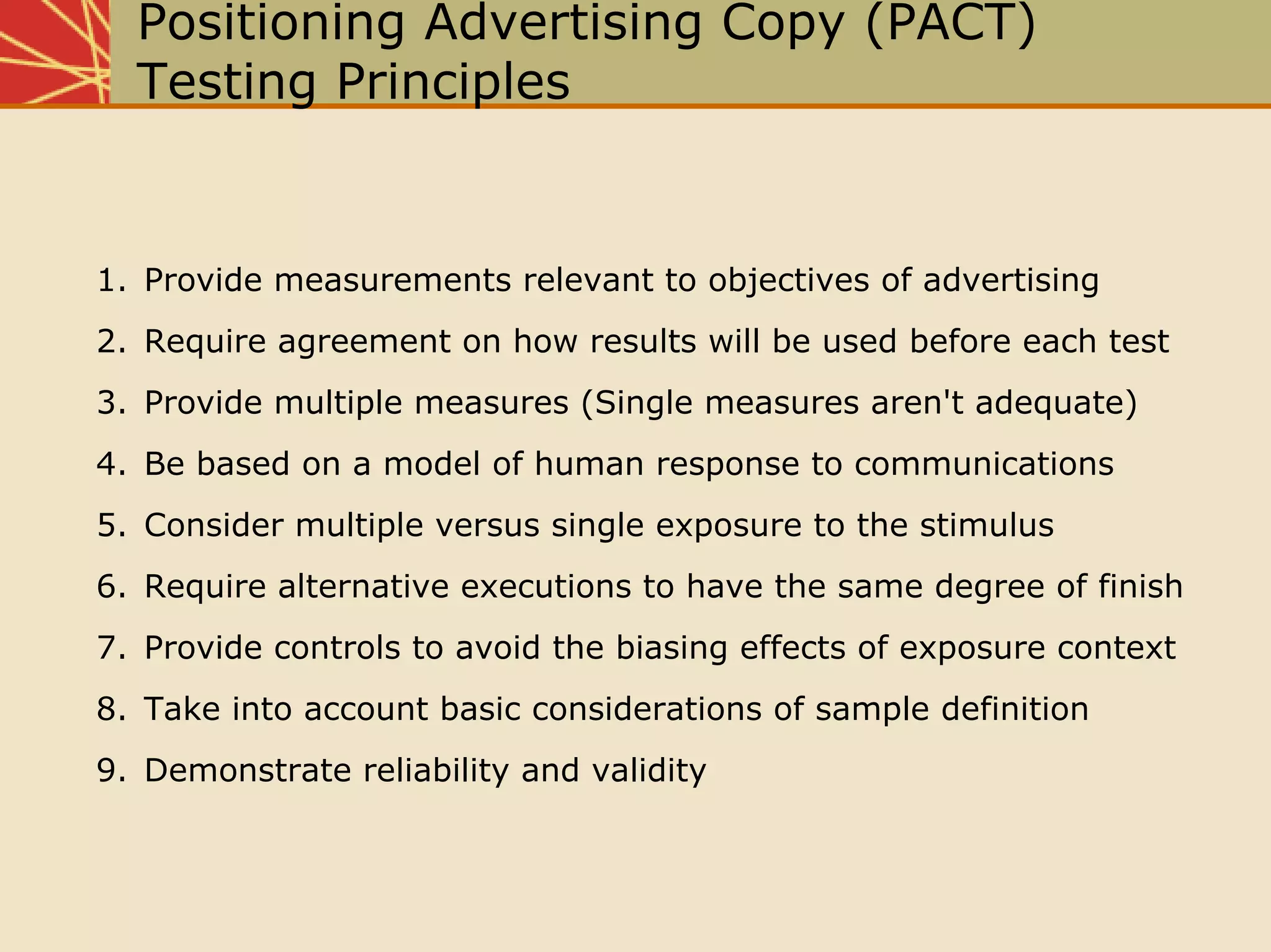 Chap19 Measuring The Effectiveness Of The Promotional Program