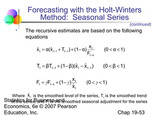 holt-winters time series forecasting with statsmodels... Chap19 time series-analysis_and_forecasting | PPT