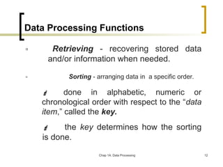 Information and Communication Technology - Data Processing.ppt