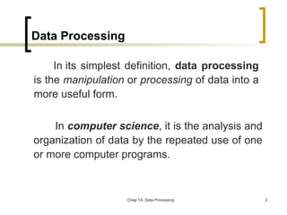 Information and Communication Technology - Data Processing.ppt