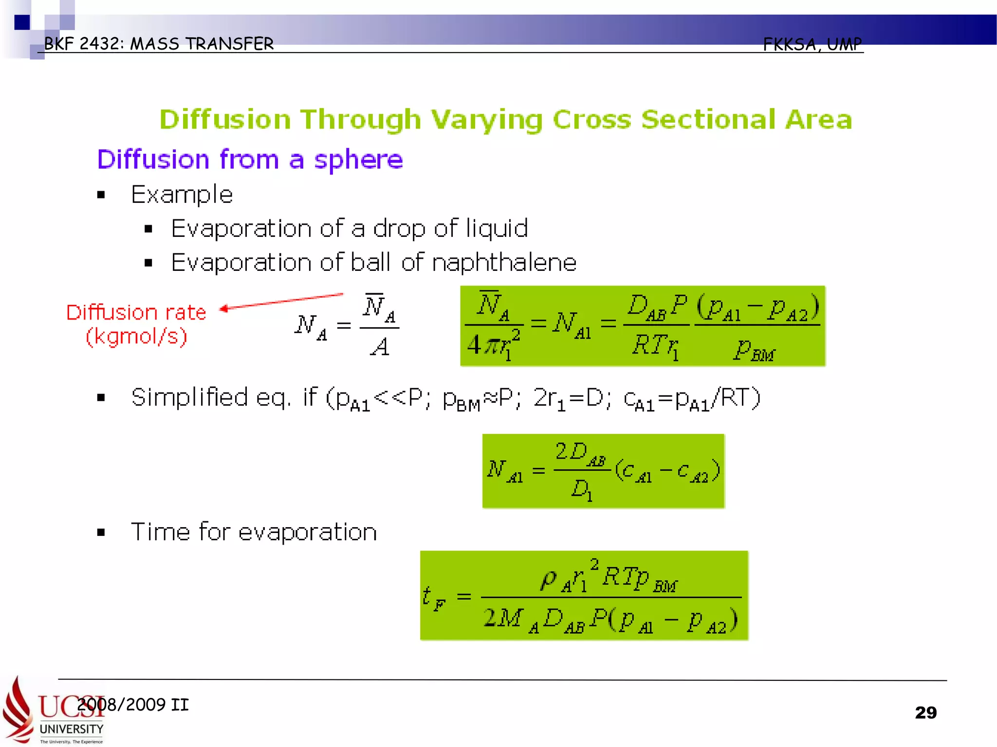 Chap 1(a) molecular-diffusion_in_gas(2) | PPT