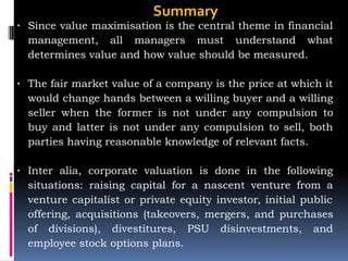 Corporate valuation overview | PDF