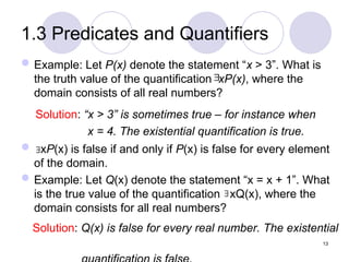 Chapter 1 - Discrete Mathematics the foundation of Logic and Proof part ...