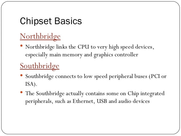 Chap1 chipset