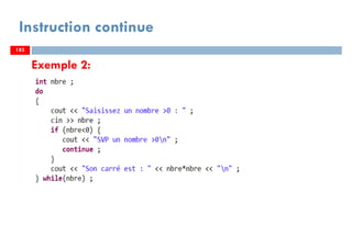 183
Instruction continue
Exemple 2:
183183
 
