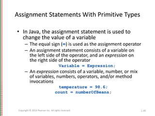 slides of textbook Absolute Java chapter 1 | PPTX