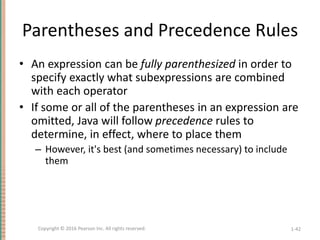 slides of textbook Absolute Java chapter 1 | PPTX