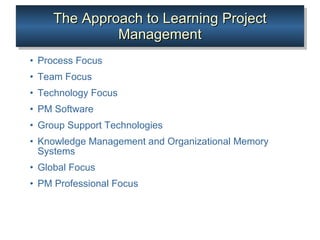Chap 1 Modern Project Management | PPT