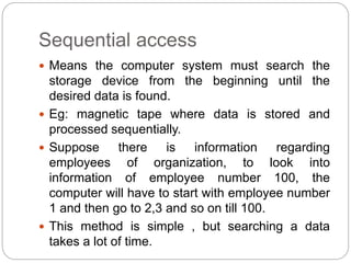 Chap1 secondary storage | PPTX