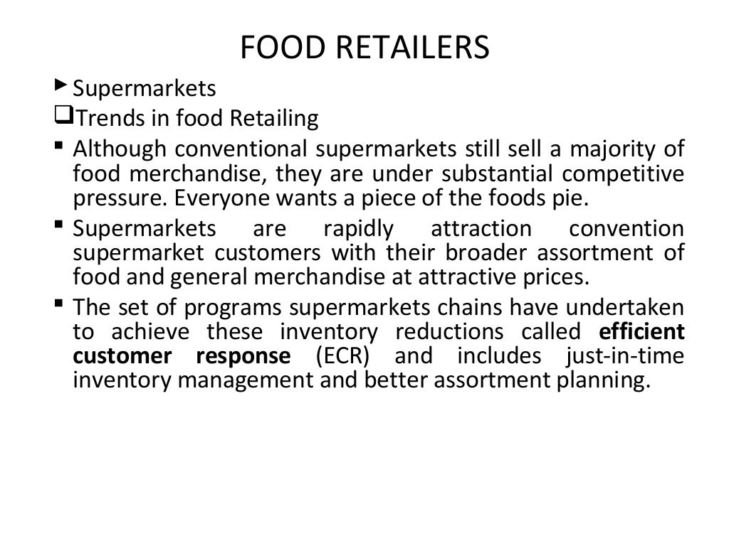types of retailers.