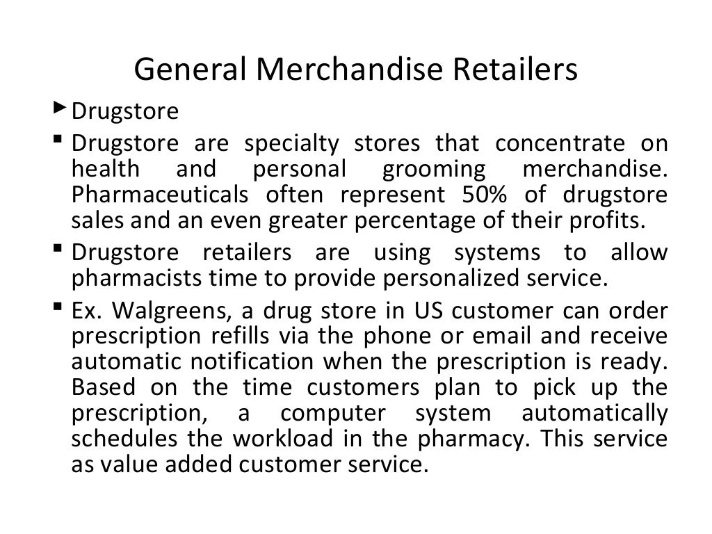 types of retailers.