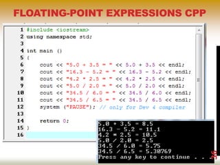 Floating Ccpp Chap 2 c++ | PDF