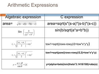 Variables, Data Types, Operator & Expression in c in detail | PPTX