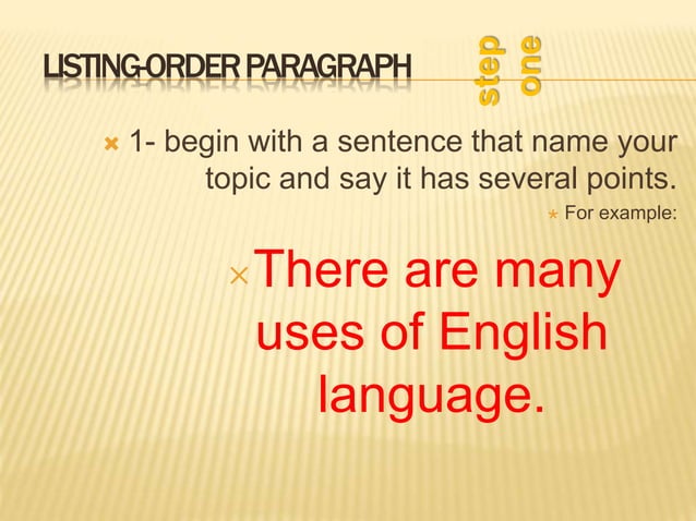 Chap2.1 listing order paragraph | PPTX | Internet for Beginners | Internet