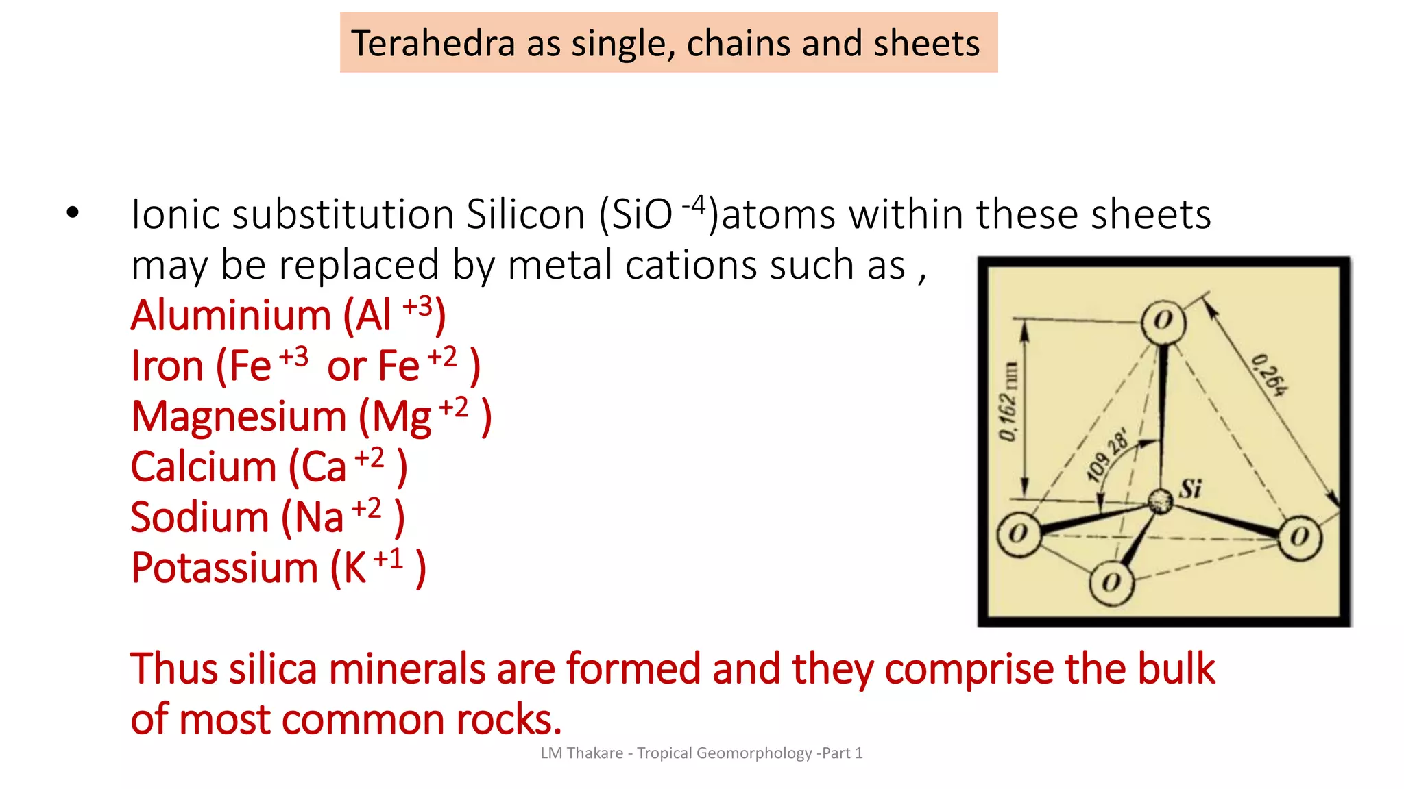 Tropical Geomorphology -weathering in Tropics - part 1- Chap 2 | PPTX