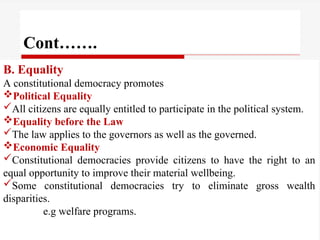 Fundamental Principles in Framing Democratic Constitutions: Popular ...