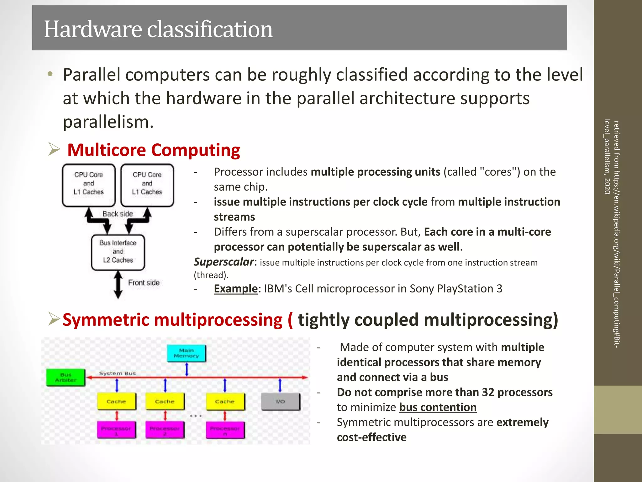 Chap 2 classification of parralel architecture and introduction to ...