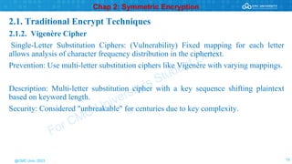 Message Encryption Using Character Shfiting Chap 2- Symmetric Encryption information .pdf
