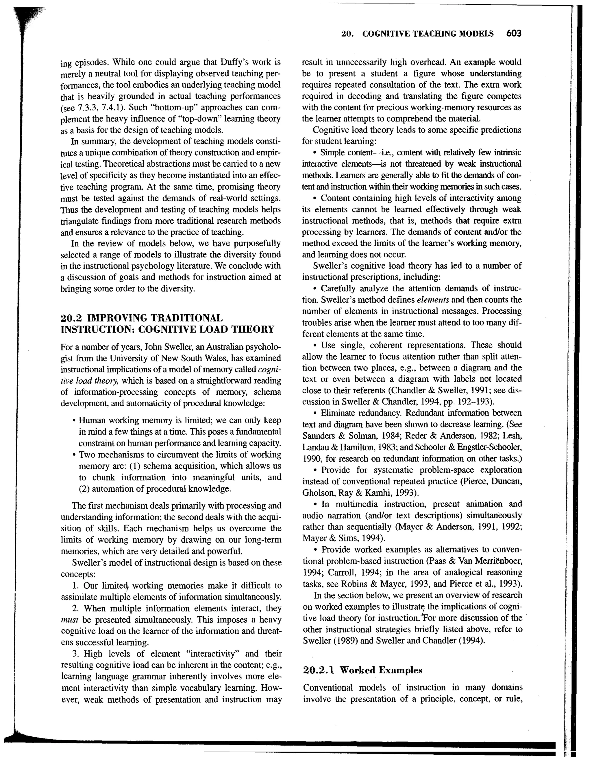 Chap 20 Cognitive Teaching Models Pdf Chap 20 Cognitive Teaching Models Pdf