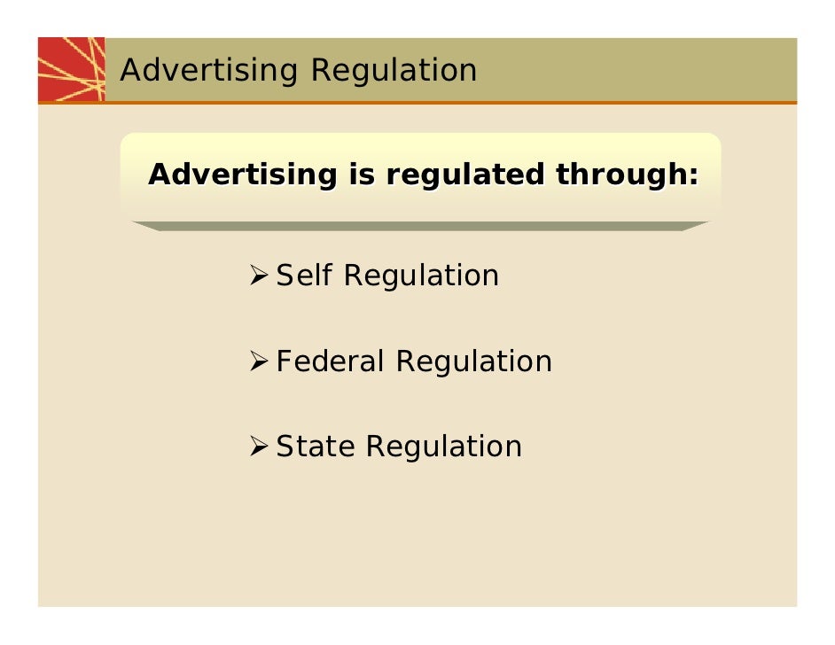 Chap21 Regulation Of Advertising And Promotion