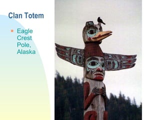 Clan Totem Eagle  Crest Pole, Alaska 