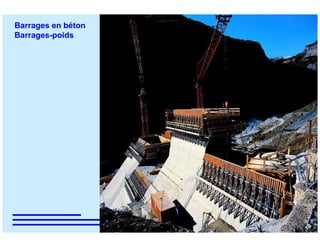 ÉC OLE POLY TEC HNIQUE
FÉDÉRALE D E LAUSANNE
Laboratoire de Constructions Hydrauliques
Barrages en béton
Barrages-poids
 