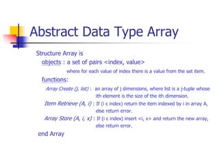 Chap 2 Arrays and Structures.ppt