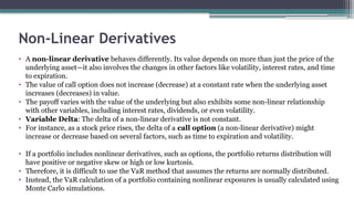Chap2a Value at Risk methods presentation | PPTX