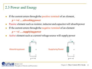 Chapter 2: Direct Current (DC) Circuits | PDF