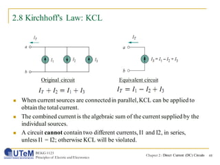 Chapter 2: Direct Current (DC) Circuits | PDF