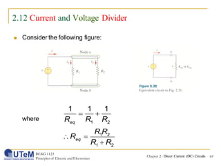 Chapter 2: Direct Current (DC) Circuits | PDF