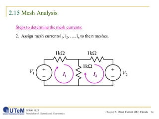 Chapter 2: Direct Current (DC) Circuits | PDF