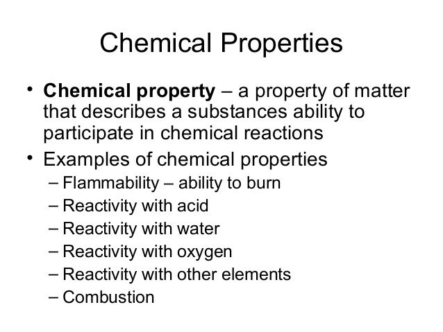 examples properties flammability of chemical chemical that of property a chemical properties matter property