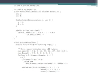 Chap2 exception handling