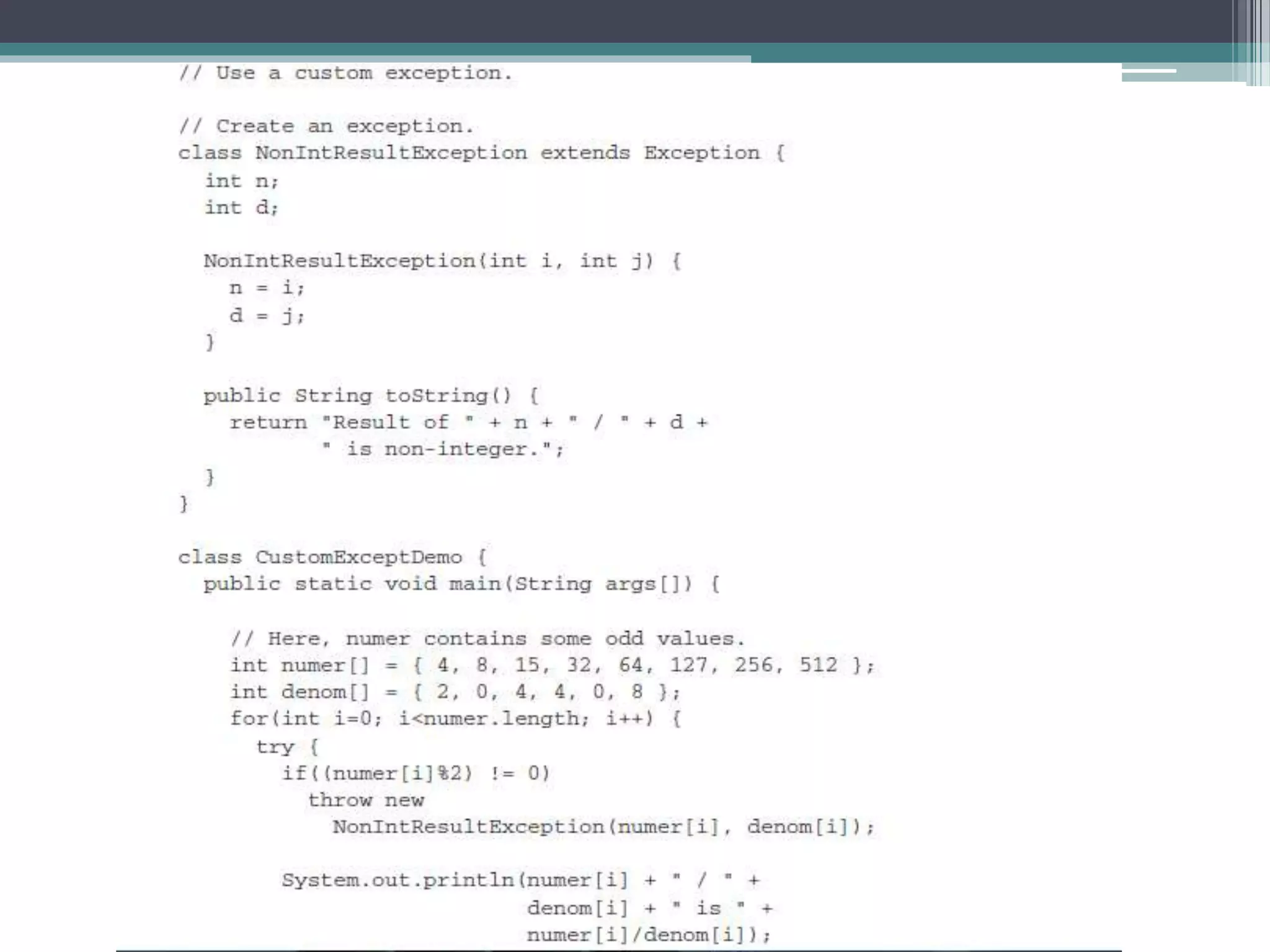 Java-Unit 3- Chap2 exception handling