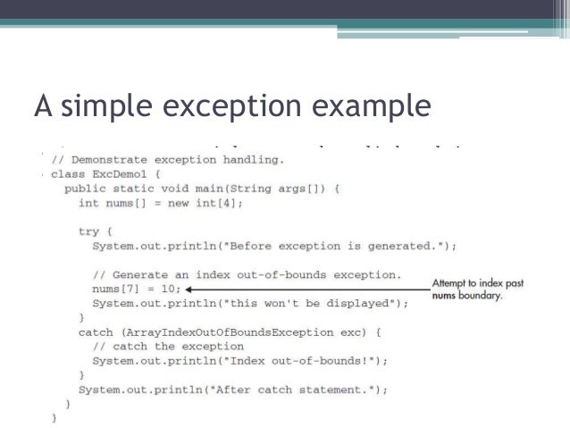 Java-Unit 3- Chap2 exception handling
