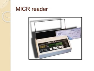 MICR reader
 