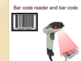 Bar code reader and bar code
 