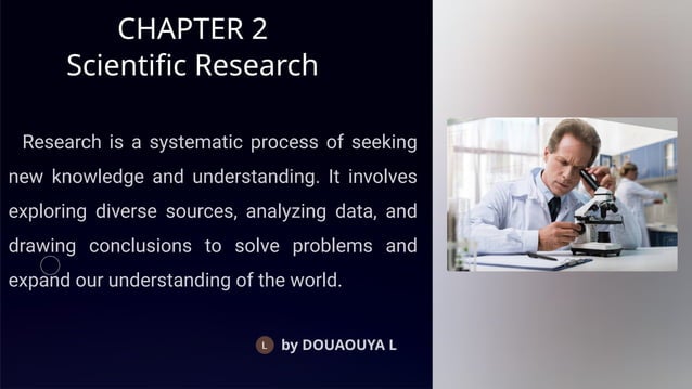 Chapter 2 METHODOLOGY Scientific Research | PPTX | Science