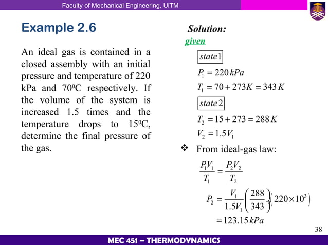 Thermodynamic Chapter 2 Properties Of Pure Substances | PPT | Chemistry ...