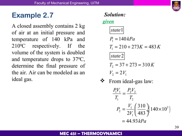 Thermodynamic Chapter 2 Properties Of Pure Substances | PPT | Chemistry ...