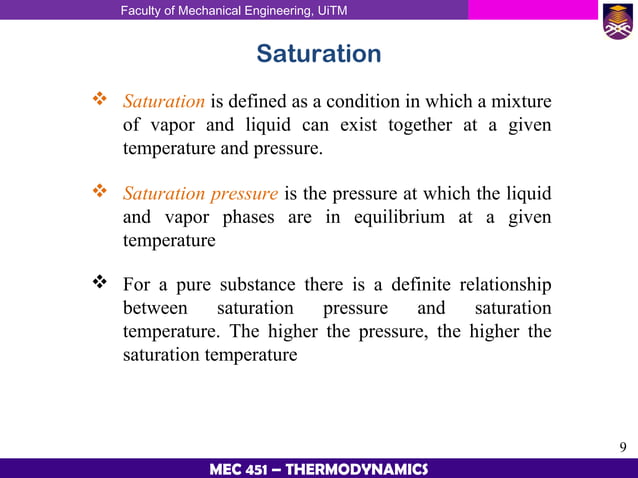 Thermodynamic Chapter 2 Properties Of Pure Substances