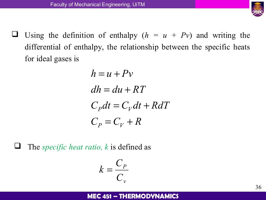 Thermodynamic Chapter 2 Properties Of Pure Substances