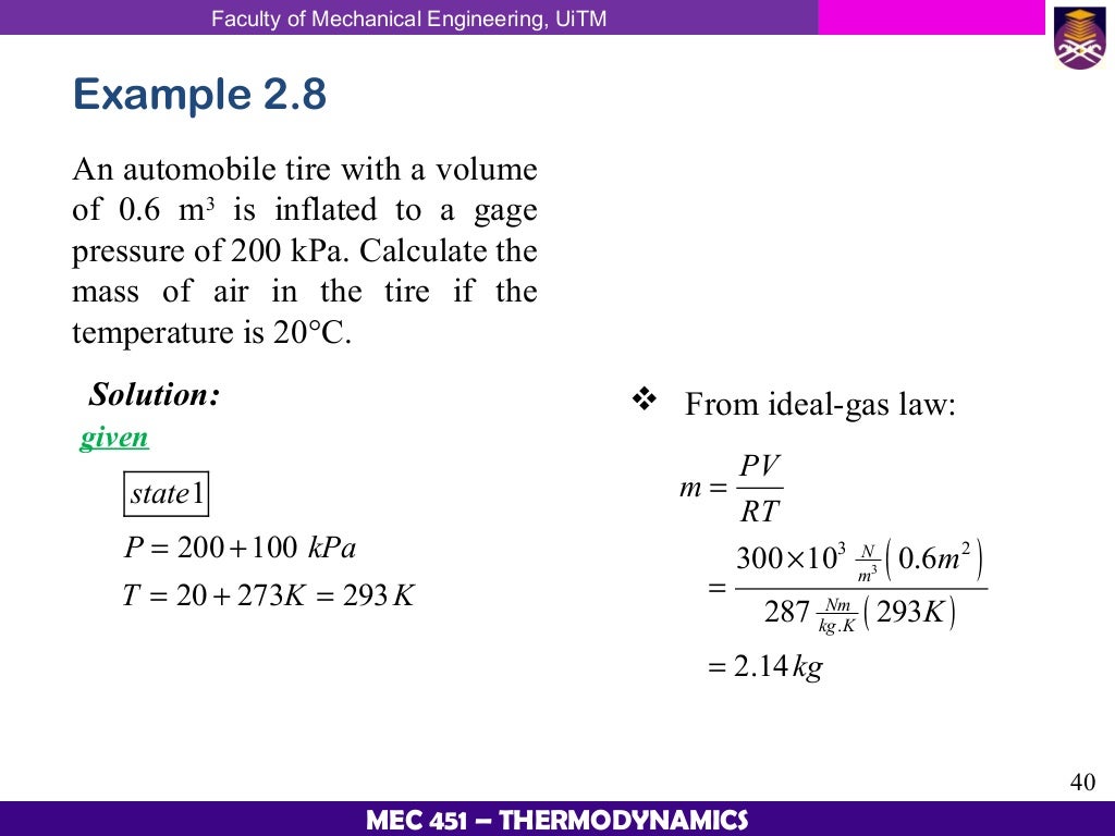 Thermodynamic Chapter 2 Properties Of Pure Substances