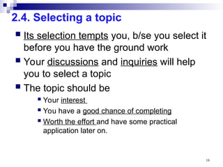 Chapter 2 Research problem and Hypothesis ppt | PPT