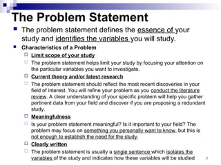 Chapter 2 Research problem and Hypothesis ppt | PPT