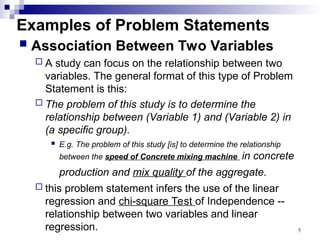Two Variabel Problem Example Chapter 2 Research problem and Hypothesis ppt | PPT