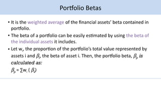 Comprehensive Analysis of Risk and Return in Investment Portfolios | PPTX
