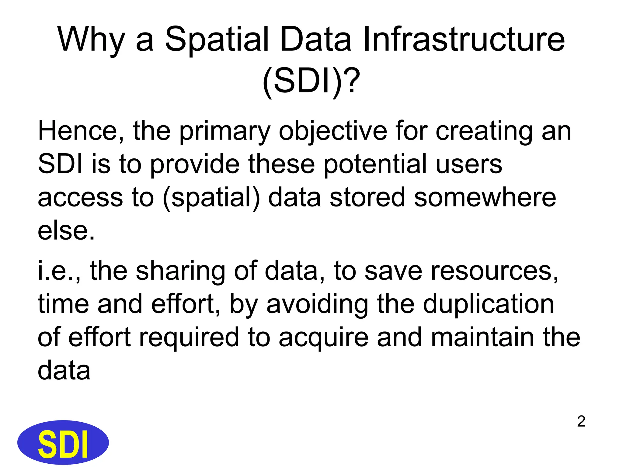 The Concepts of Spatial Data Infrastructure and components.ppt